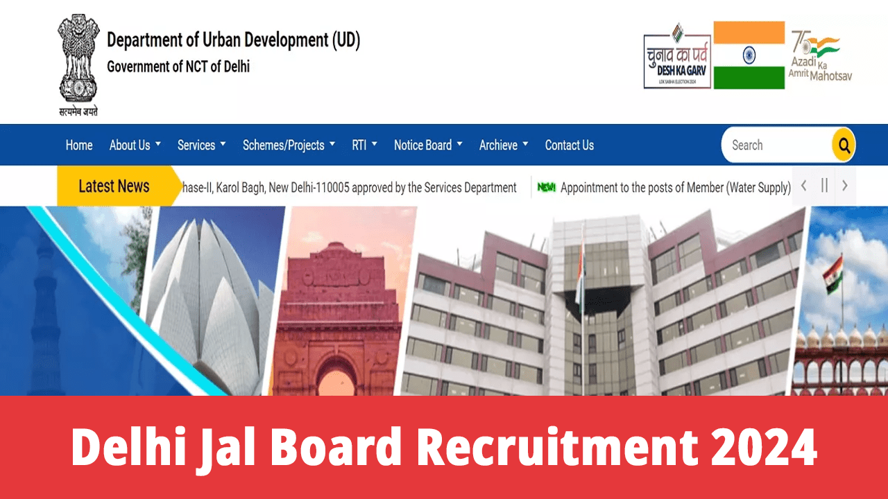 Delhi Jal Board Recruitment 2024 :  हम उन सभी युवाओं के लिए बम्पर भर्ती लेकर आए हैं जो केवल 12वीं पास हैं