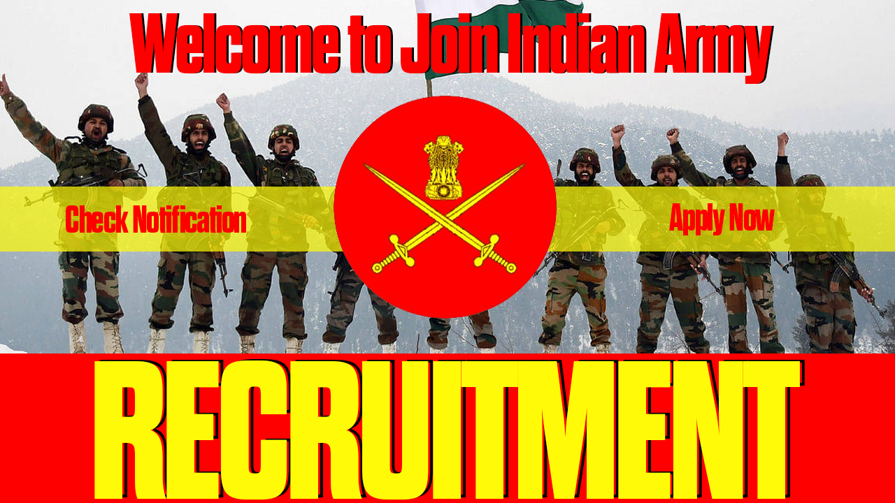 INDIAN ARMY RECRUITMENT 2024